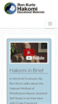 Mobile Screenshot of hakomi.com